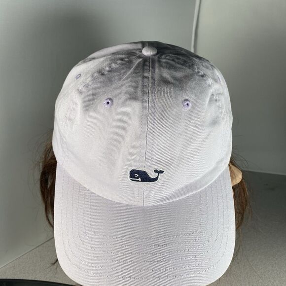 Vineyard Vines Baseball Hat Cap Liliac Strapback Whale Logo Adjustable Adult - Picture 1 of 7
